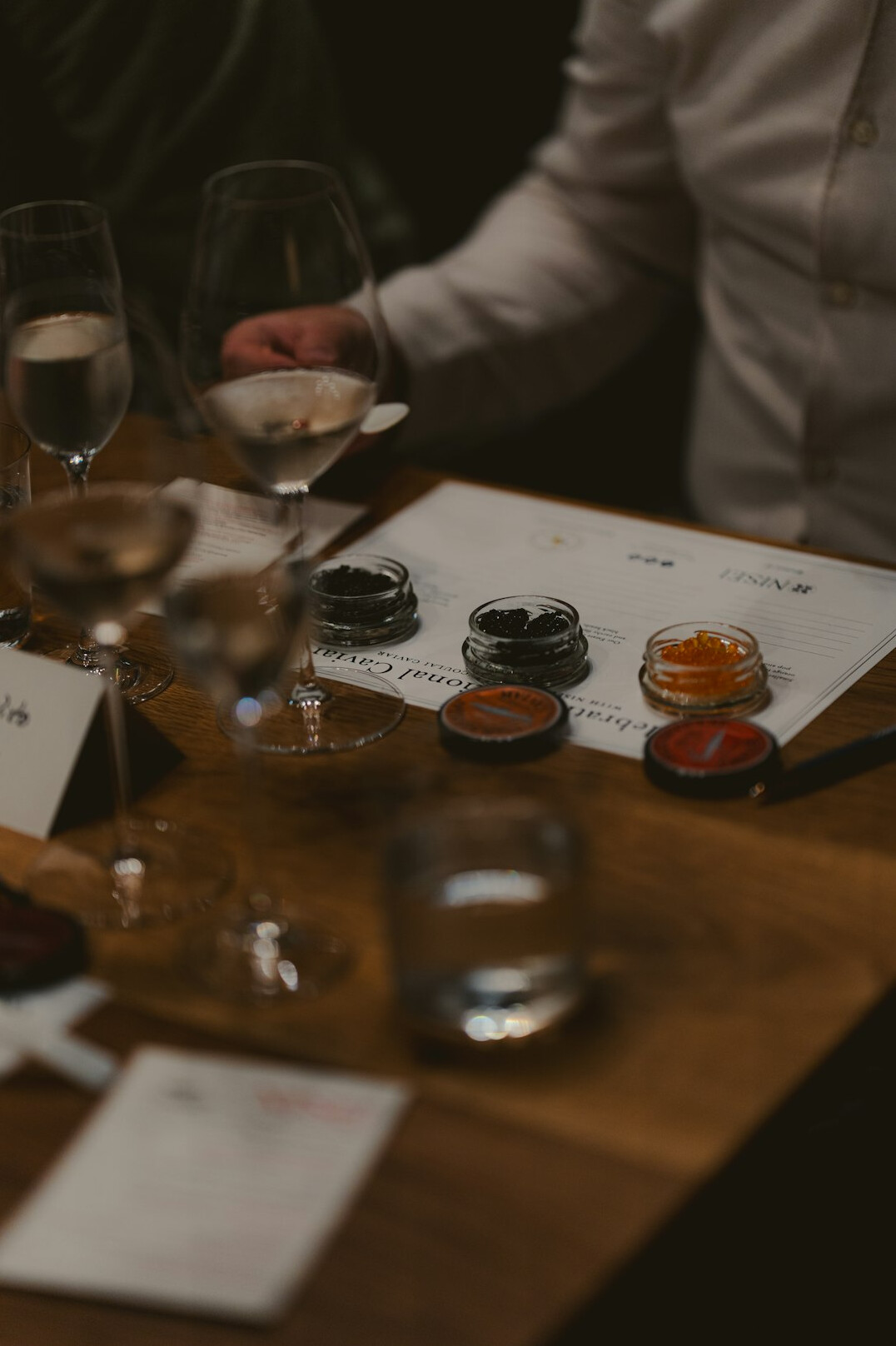 Professional workshop meeting with notes on a table