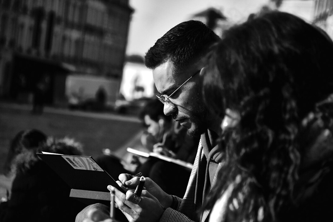 young people scrolling on phones